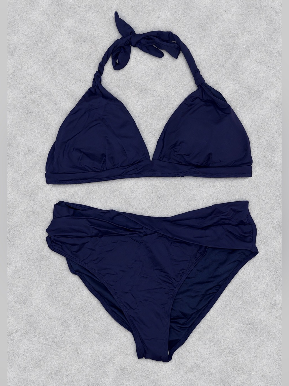 NWT - Yonique Halter Push Up Bikini Two
Piece Criss Cross Swimsuit - Size XL